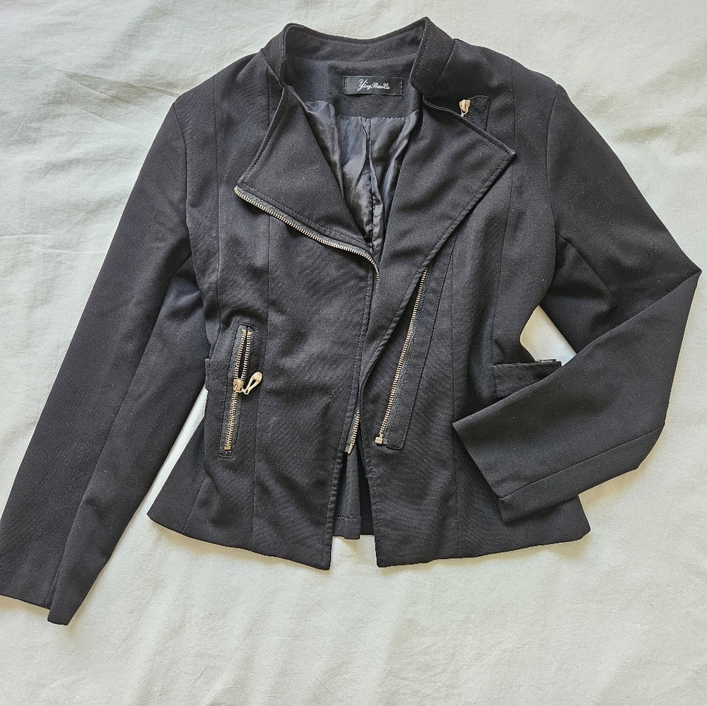 Black Zip-Up Jacket